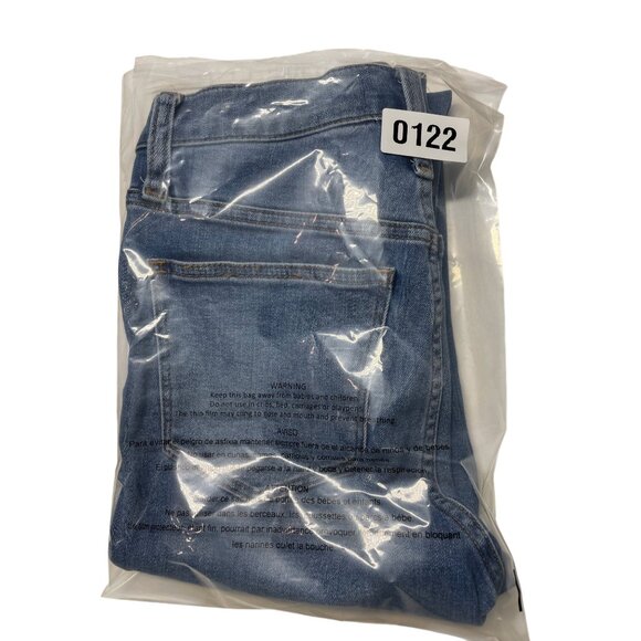 Madewell Women's 25P Jeans Mid-Rise Roadtripper Jeans Blue Denim Cotton‎ Blend - Picture 14 of 14